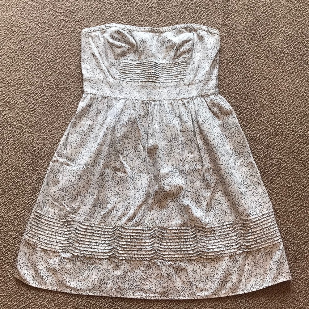 Strapless summer dress